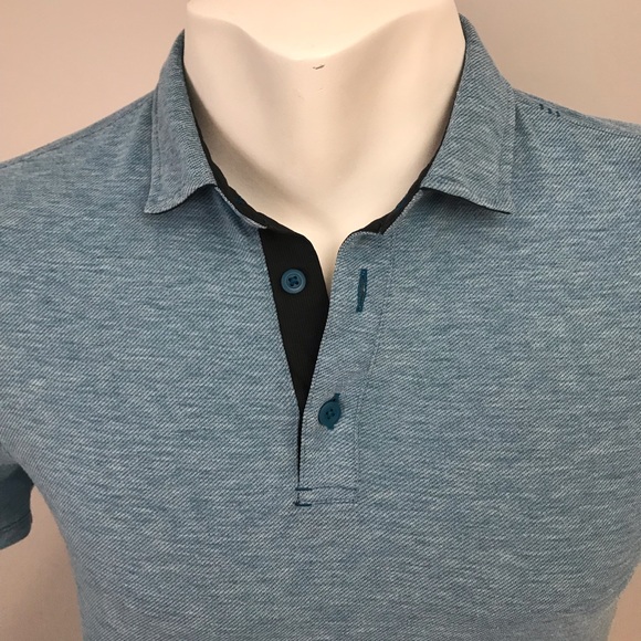Lululemon Blue Polo Golf Shirt - Picture 2 of 6
